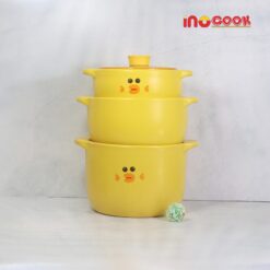 Nồi Hầm Hàn Quốc Hình Vịt Vàng INOcook INO032024