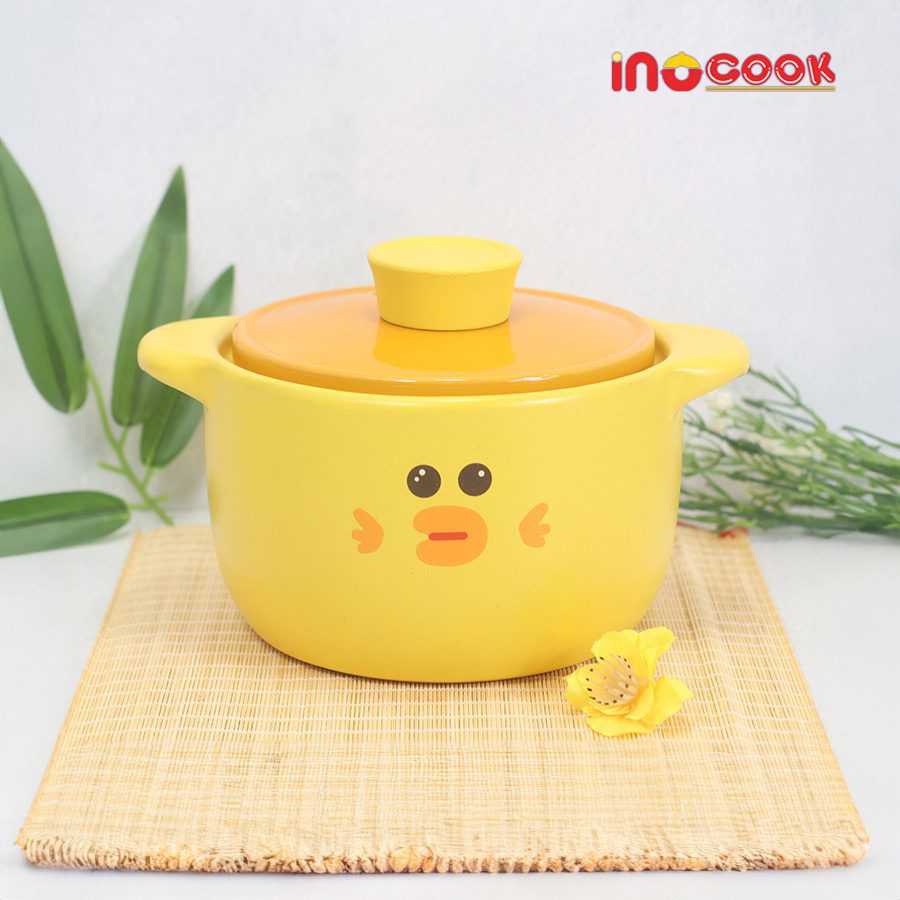 Nồi Hầm Hàn Quốc Hình Vịt Vàng INOcook INO032024