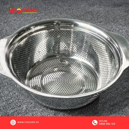 Bộ Rổ Chậu Inox 304 Inocook 23cm