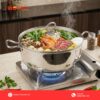 Nồi Bầu Inox Inocook - INO-26 Nồi inox Inocook dáng bầu sang trọng, bền đẹp, dùng cho bếp từ