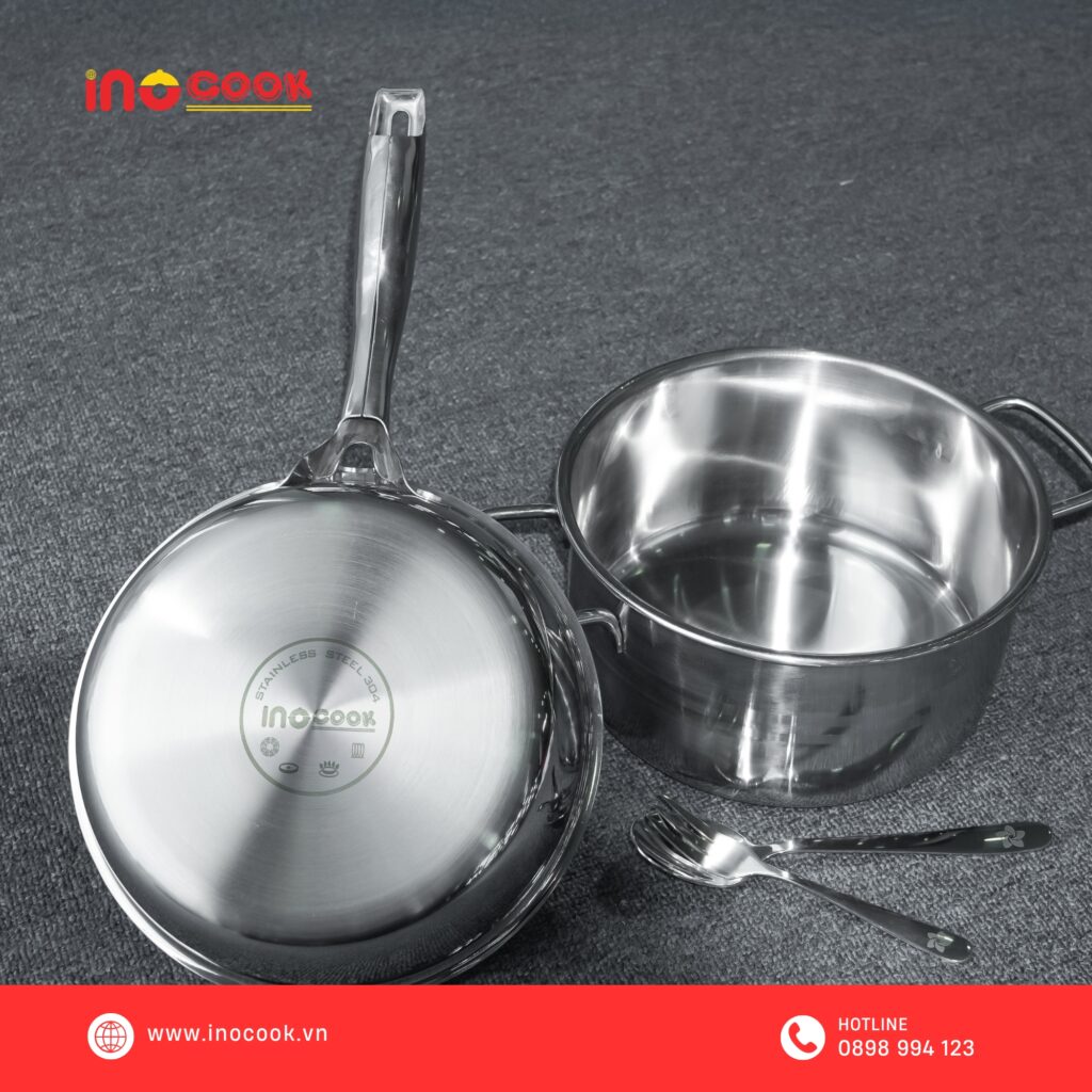Chảo Cạn Inox Inocook Cao Cấp