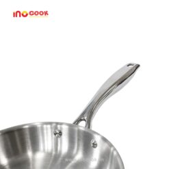 Chảo Cạn Inox Inocook Cao Cấp Chảo inox cao cấp Inocook thiết kế sang trọng tay cầm chắc chắn