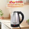 Ấm đun nước siêu tốc 1.8L Inocook cao cấp thiết kế sang trọng, đun sôi nhanh
