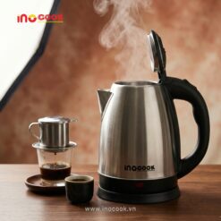 Ấm siêu tốc Inocook 1.8L thiết kế hiện đại, phù hợp gia đình và văn phòng
