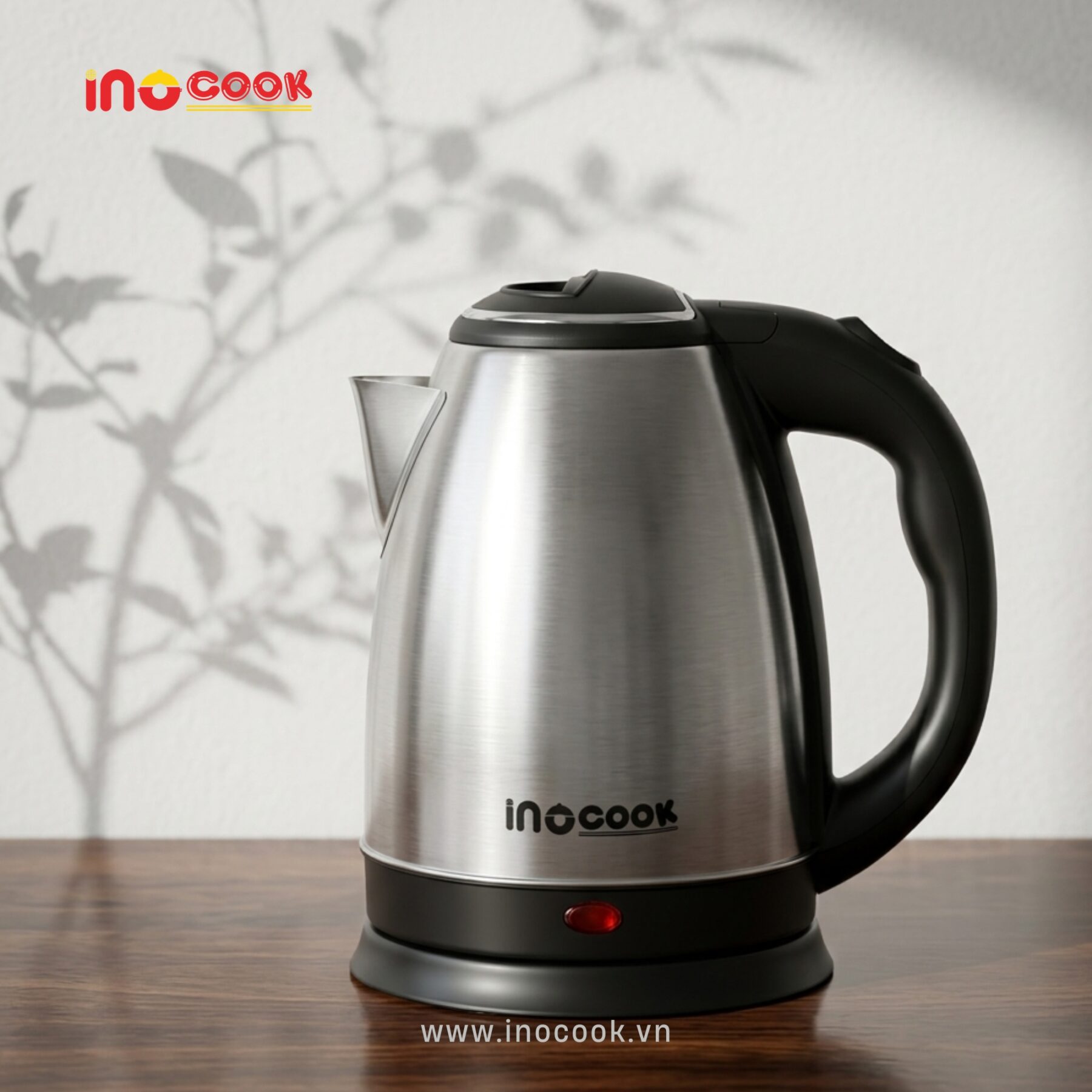 Ấm đun nước siêu tốc Inocook 1.8L sử dụng tiện lợi trong gia đình