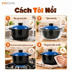 Cách Tôi Nồi Sứ Dáng Sâu Trước Khi Sử Dụng