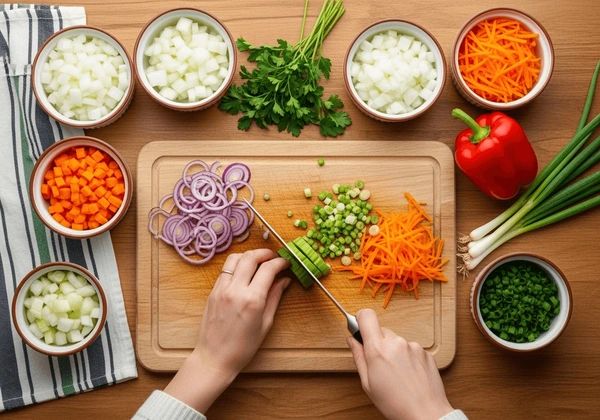 Bí Quyết Nấu Ăn Ngon Tại Nhà: 10 Mẹo Đơn Giản Ai Cũng Làm Được Chuẩn Bị Nguyên Liệu Trước Khi Nấu Ăn