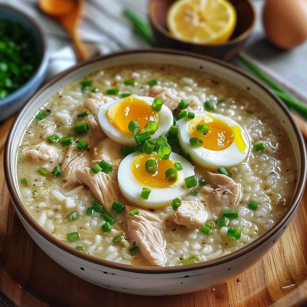 Tô Cháo Thành Phẩm Trang Trí Đẹp Mắt